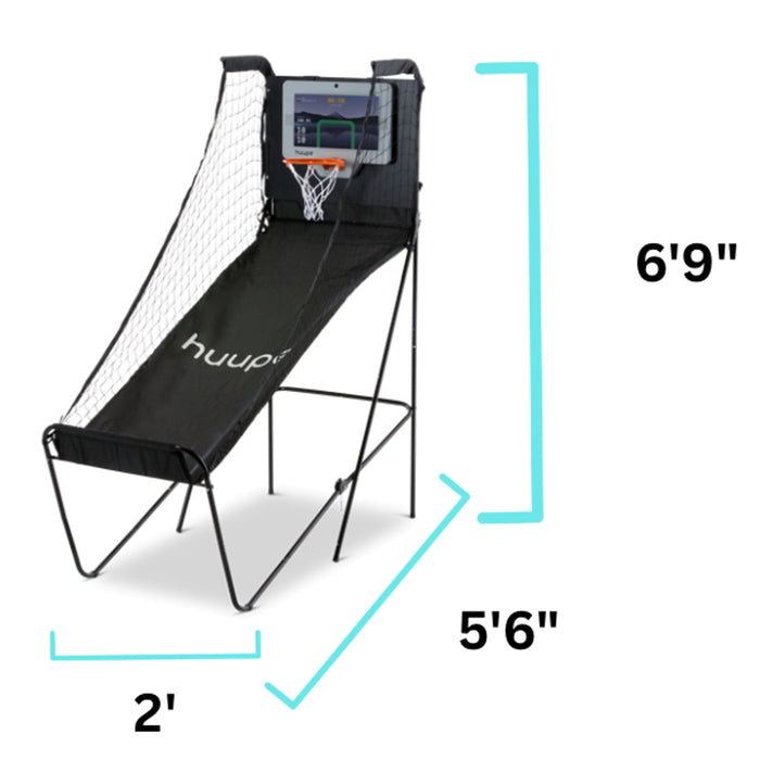 Console de jeu Huupe Arcade Smart Mini avec panier de basketball (systeme complet)