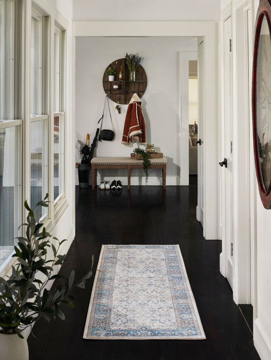 Tapis Traditionnel Monet 2'6\" x 8'0\" en Bleu