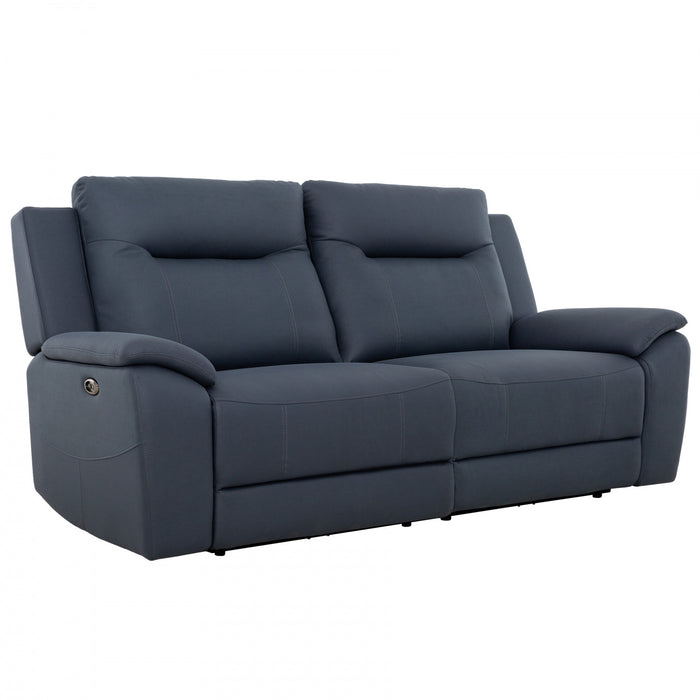 Sofa inclinable electrique Sutton de 81 po rembourre - Bleu