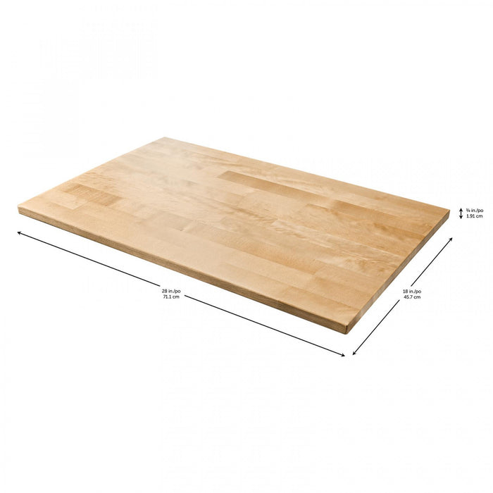 Rangement supérieur de 28 po en bois franc pour le garage de Gladiator