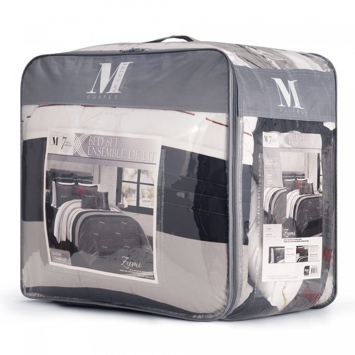 Ensemble Douillette Zumi 7 Morceaux pour Grand Lit (Queen)