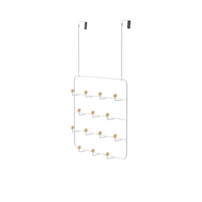 Umbra Estique Multi-Organizer Wall Hooks - White|Crochets muraux d’organisation Estique de Umbra - blancs