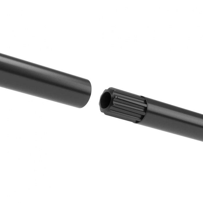  Tringle à rideaux extensible Zen de Umbra noir mat de 1 po - 32 po à 64 po