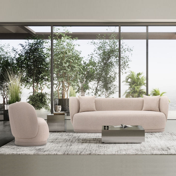 Ensemble de canape moderne Siri 2 pieces en couleur ble