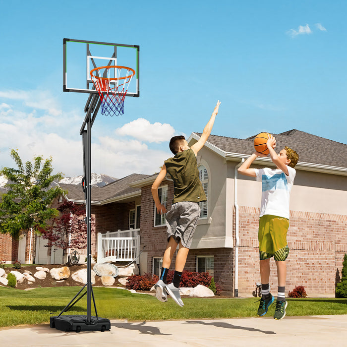 Soozier Panier de Basketball, Reglable de 4.1-8.5pi avec cerceau de 33\"