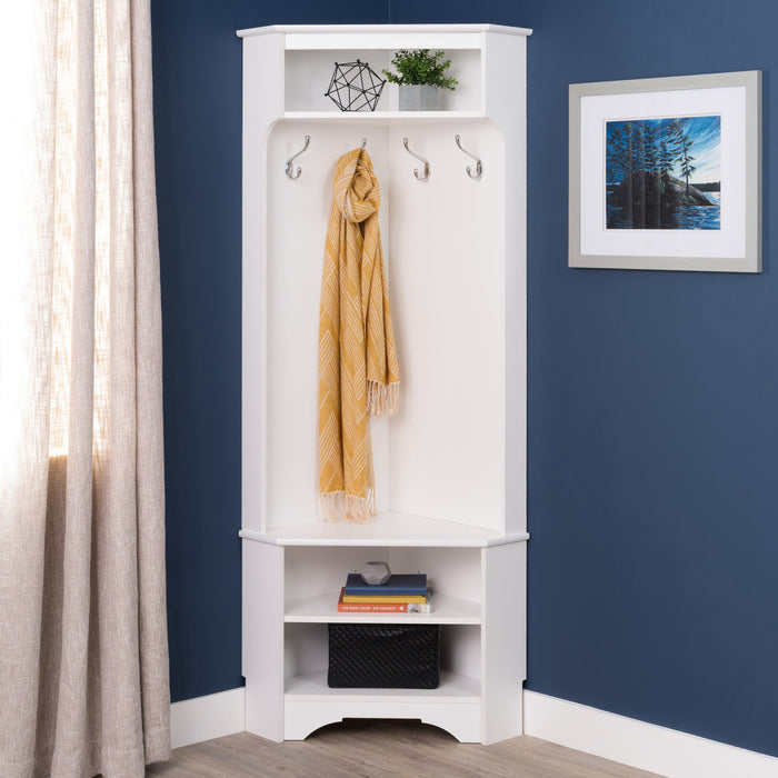 Portemanteau en coin Prepac - blanc