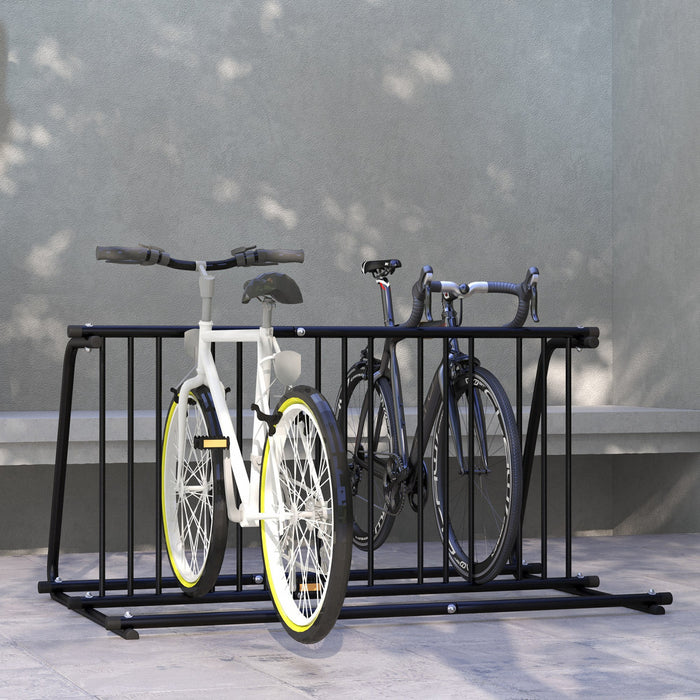 Durhand Porte-velos Double Face Avec Une Capacite De 6 Velos