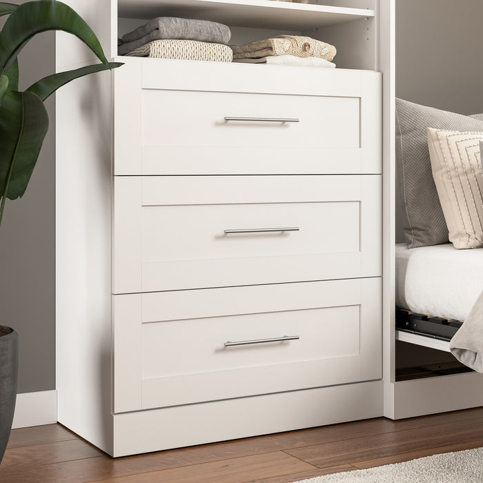 Ensemble de 3 tiroirs Pur de Bestar pour organisateur de garde-robe de 36 po (L) - blanc
