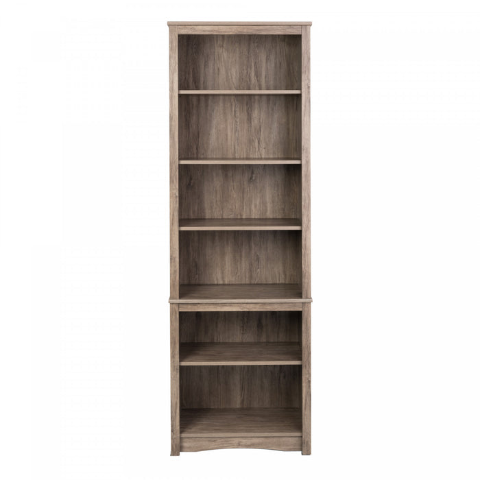 Bibliothèque haute - gris délavé