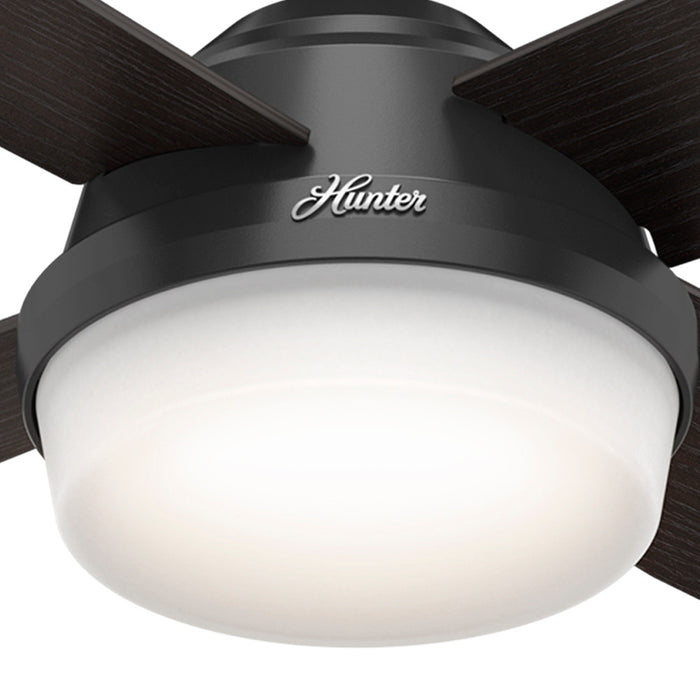 Ventilateur de plafond Dempsey avec luminaire - Noir