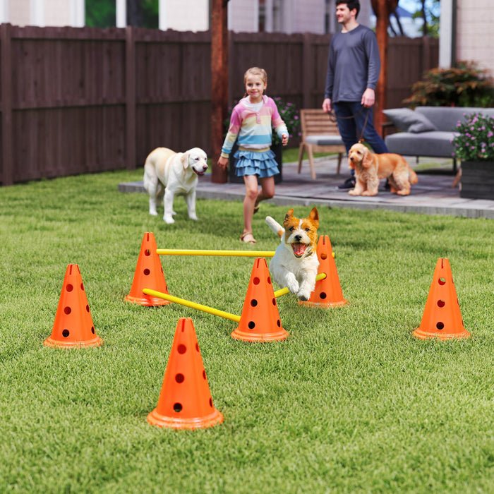 Kit d’Agilite pour Chien, Ensemble de Dressage Reglable