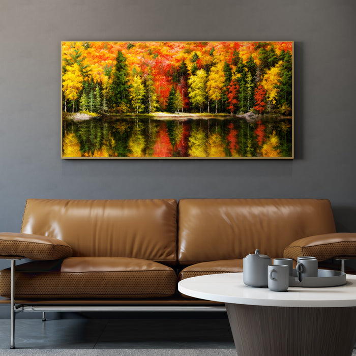 Œuvre d’art murale « Orange »