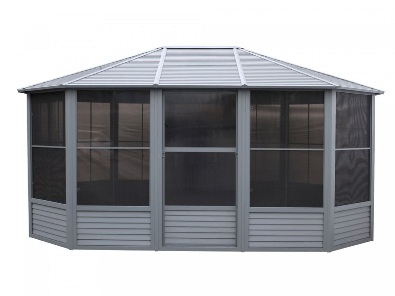 Gazebo Penguin Florence - Solarium 12x15 Toit d'acier