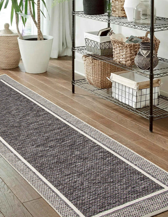Carpette Brooks anthracite - 2 pi 8 po x 8 pi 2 po