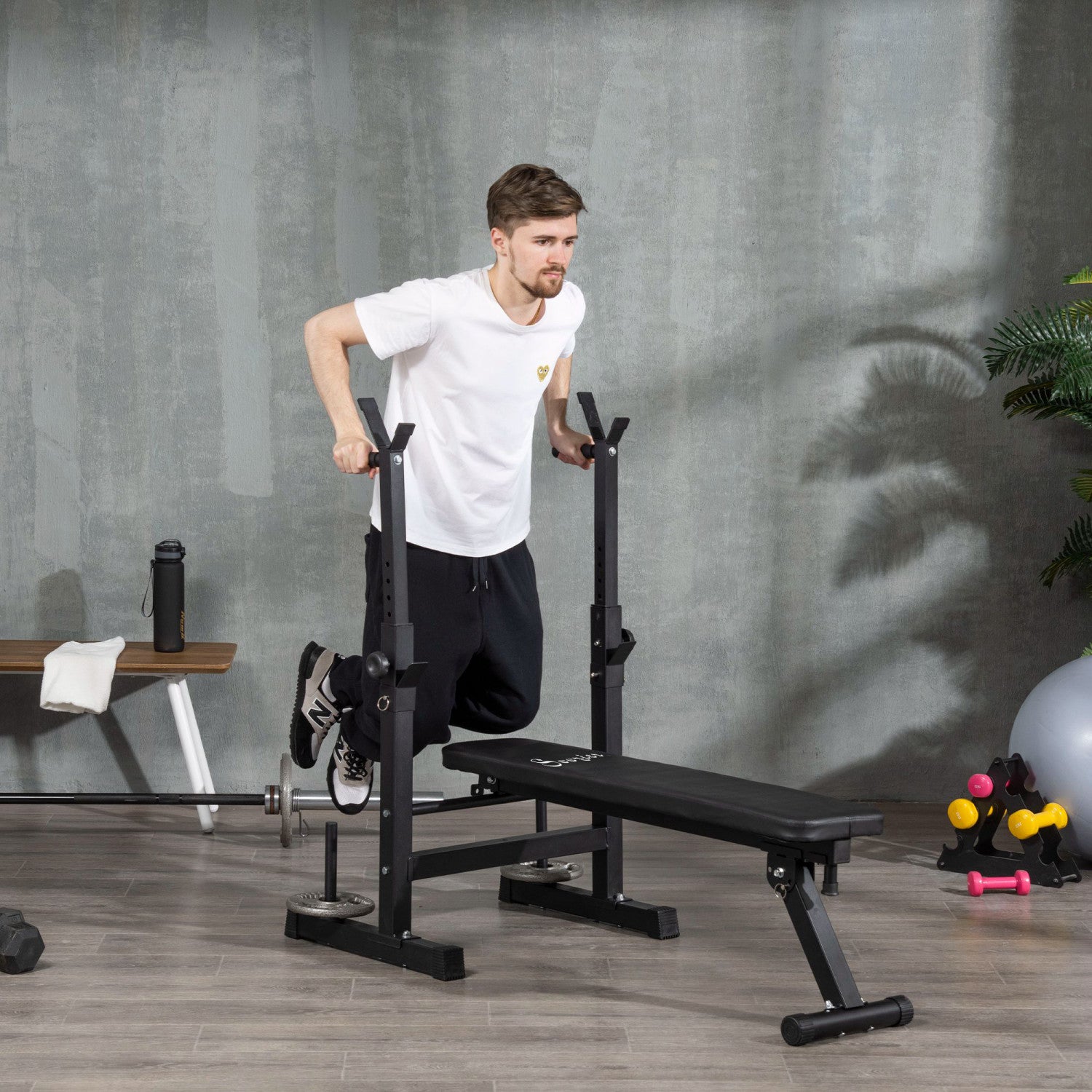 Bloc De Mousse EVA Pour Développé Couché - 4 Hauteurs Réglables, Antidérapant, Léger, Pour Musculation - 8
