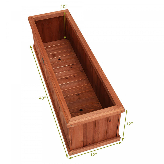 Jardiniere En Bois Massif, Pot De Fleurs Marron, Jardiniere De Fenetre, Jardiniere En Bois Avec Garde-corps, Jardiniere Rectangulaire Pour Balcon, Main Courante, Jardin, Bac Pour Legumes, Jardin En Pot, Bac Pour Massif A Fleurs Pour Interieur, Rebord De Fenetre (marron)