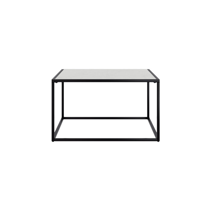 Muse Table Carree avec Plateau en Marbre