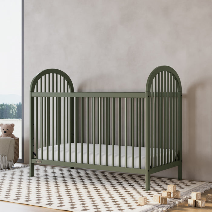 Graco Olivia Lit de bebe convertible 3-en-1 - Olive
