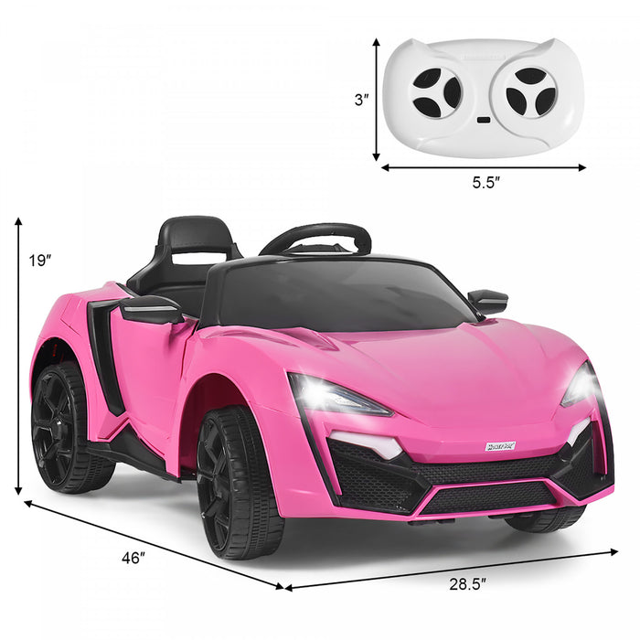 Voiture Electrique Pour Enfant 12v Costway – 2,4g, Mp3