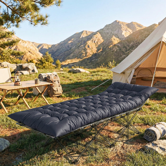 Matelas de camping Outsunny avec sangles elastiques