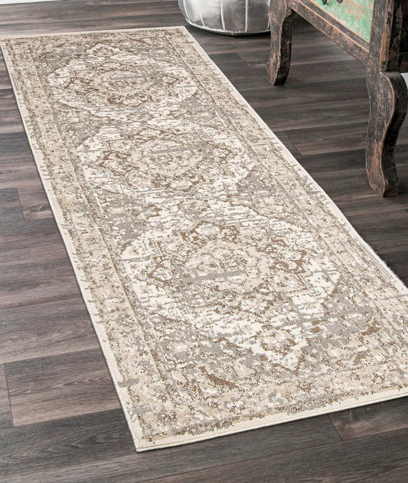 Carpette Priya beige - 2 pi 8 po x 8 pi 2 po