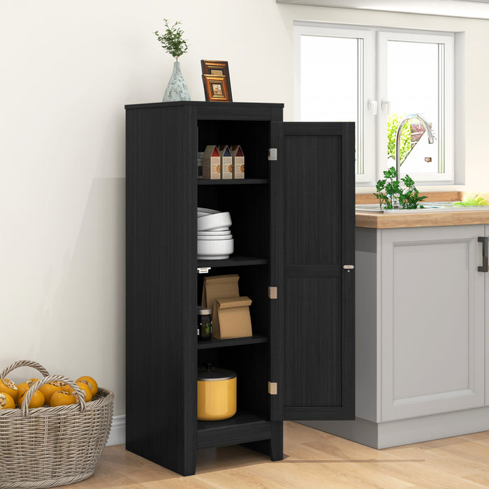 HOMCOM Garde-manger de cuisine avec etageres reglables pour salle a manger