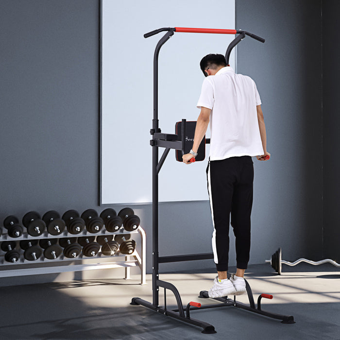 Soozier Station De Barre De Traction Hauteur Reglable, Equipement De Gym