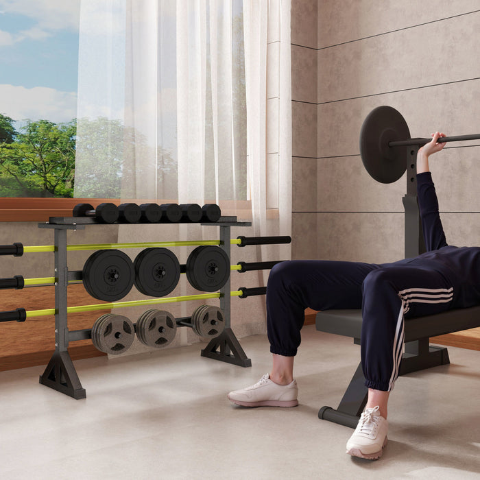 Soozier Support De Poids, Halteres, Barres D'halteres, Capacite De 1 100 Lb