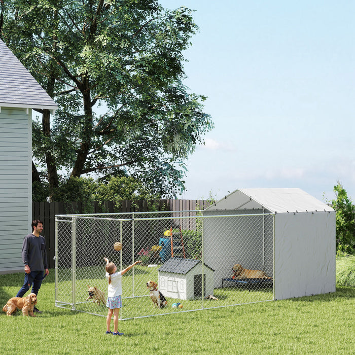 Chenil D'exterieur Pour Chien Avec Couverture