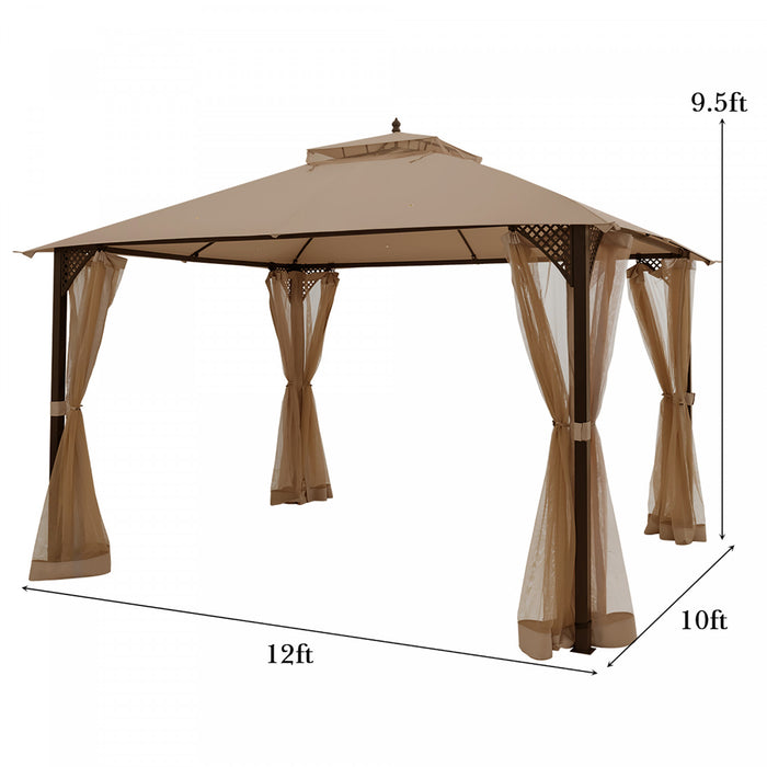 Pavillon De Jardin 365x305cm Costway
