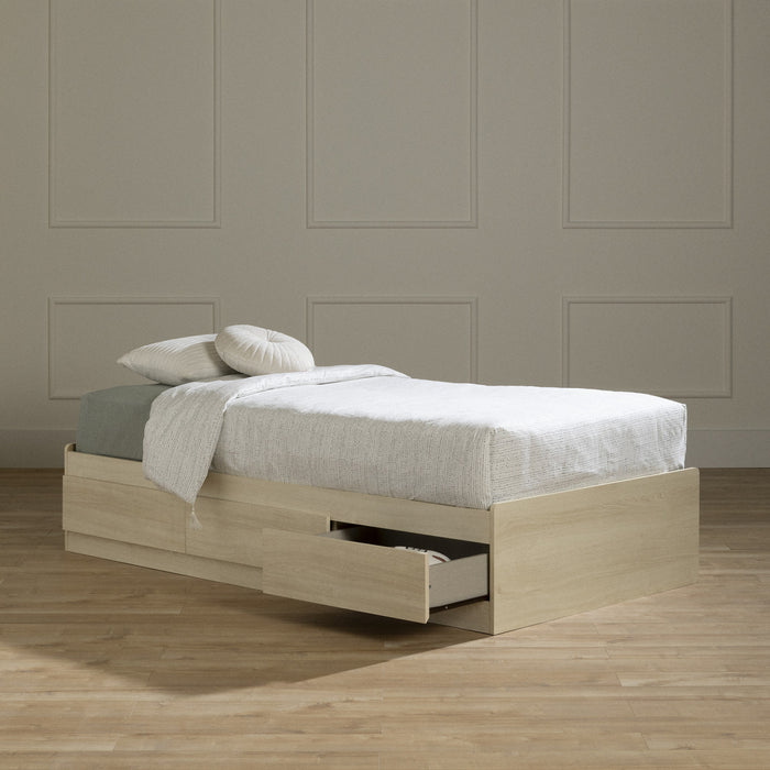 Noah Lit matelot 3 tiroirs Chêne blanchi, de Meubles South Shore