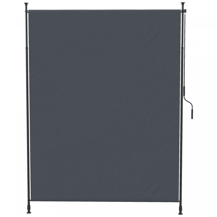 Outsunny Store Retractable 7' x 10', Ecran de Confidentialite, Gris