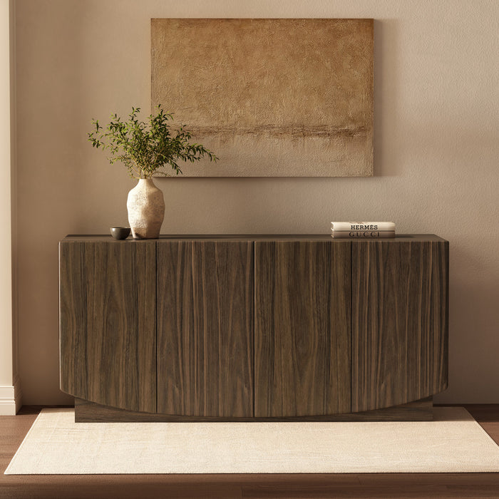 Buffet contemporain Ardea 60\" en noyer