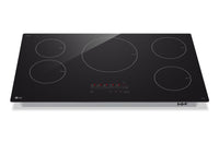  Surface de cuisson intelligente à induction LG de 36 po avec élément UltraHeatMC de 4,3 kW - noire - CBIH3613BE