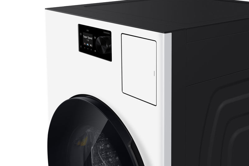 Laveuse-sécheuse tout-en-un Bespoke de Samsung de 6,1 pi3 avec IA - blanche - WD80H53BHWAC