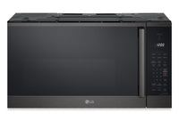 Four à micro-ondes à hotte intégrée intelligent LG de 1,8 pi3 avec EasyCleanMC - Acier inoxydable noir - MVEM1825Z