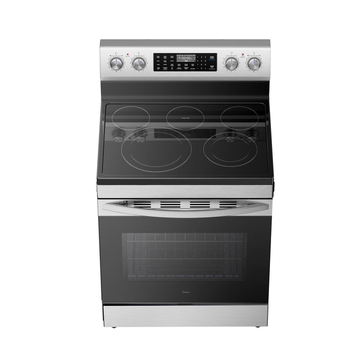 Cuisinière électrique amovible Midea de 6,3 pi3 avec friture à air - acier inoxydable - MER30A15ASTC