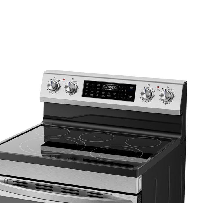 Cuisinière électrique amovible Midea de 6,3 pi3 avec friture à air - acier inoxydable - MER30A15ASTC