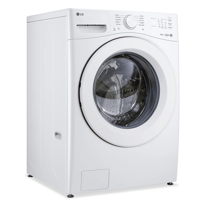Laveuse LG à chargement frontal à très grande capacité de 4,5 pi3 avec lavage avec IA - blanche - WM3420CW