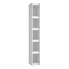 Bibliothèque précieuse Parana de Manhattan Comfort avec 5 tablettes - blanche