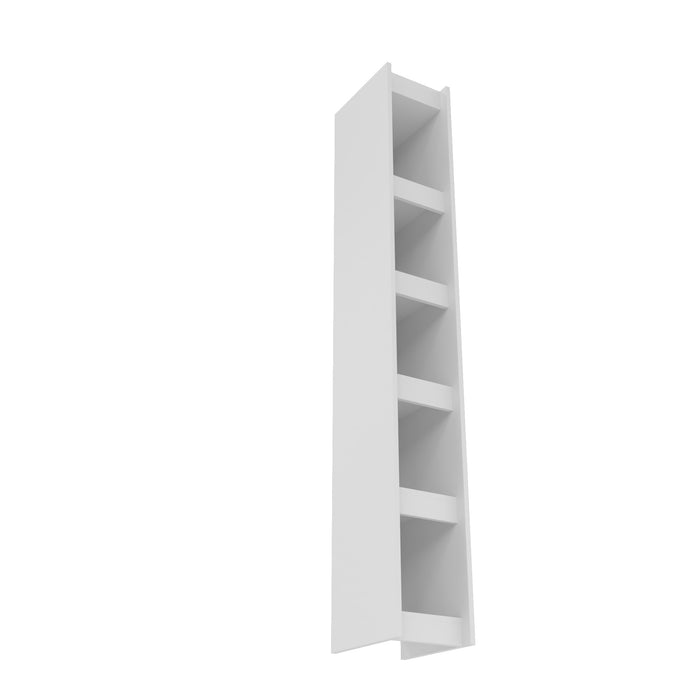 Bibliothèque précieuse Parana de Manhattan Comfort avec 5 tablettes - blanche