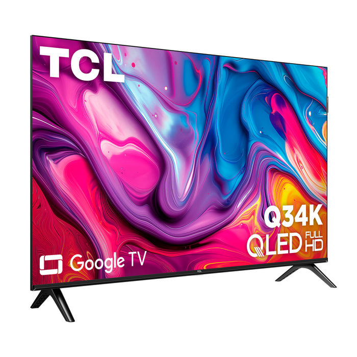 Téléviseur intelligent QLED TCL Q34K Full HD 1080p de 43 po avec Google TV (43Q34K) - modèle 2025