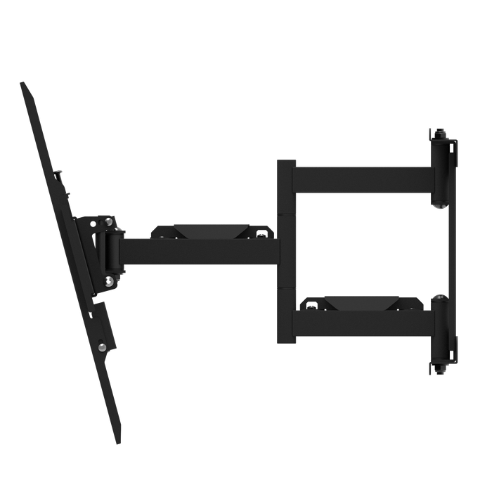 Support mural de securite antivol Kanto SDX600 a mouvement complet pour televiseurs de 37 a 65 pouces, noir