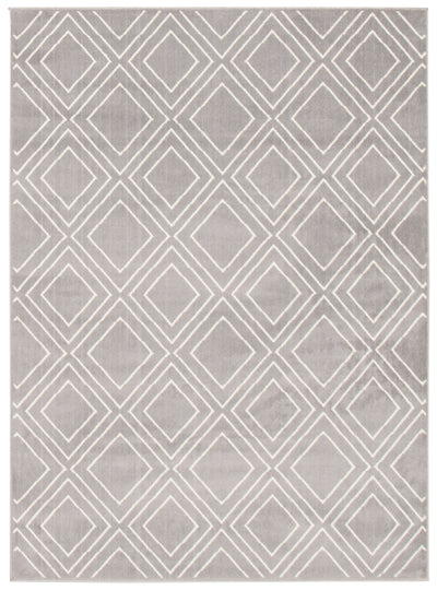 August Geod Grey-White 6'7" x 9'6" Area Rug