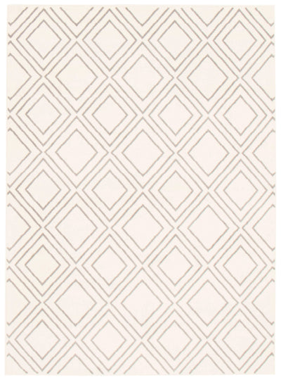 August Geod White-Grey 7'10" x 10'2" Area Rug