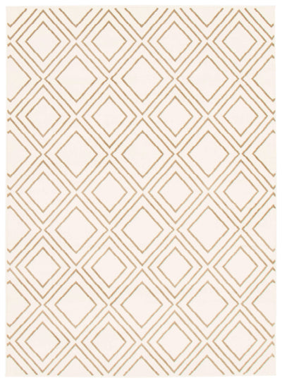 August Geod White-Tan 7'10" x 10'2" Area Rug