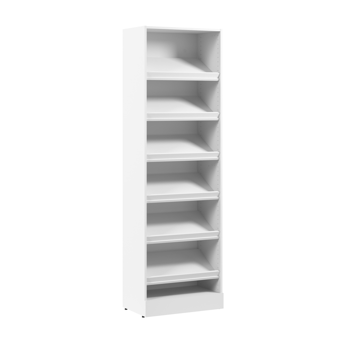 Système de garde-robe modulaire Florence de Bestar de 25 po avec tablette pour chaussures - blanc