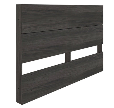 Nordika Full Panel Headboard - Grey | Tête de lit à panneaux Nordika pour lit double - grise | D08HBFM2