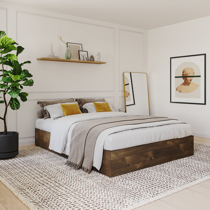 Grand lit plateforme Nordika - truffe