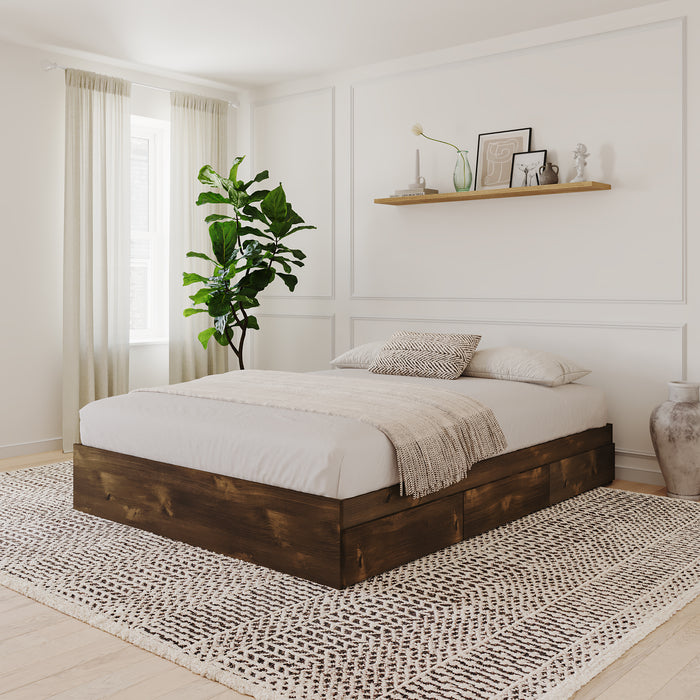 Grand lit plateforme Nordika - truffe